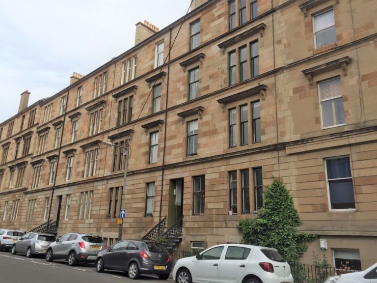 Flat University Avenue in Glasgow