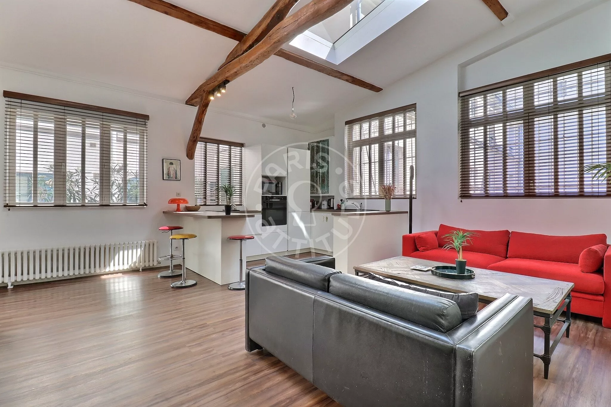 Flat Cour Saint-Hilaire in Paris
