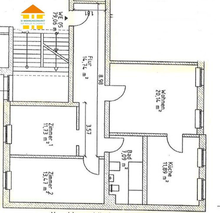 Wohnung Frankenberger Straße in Chemnitz