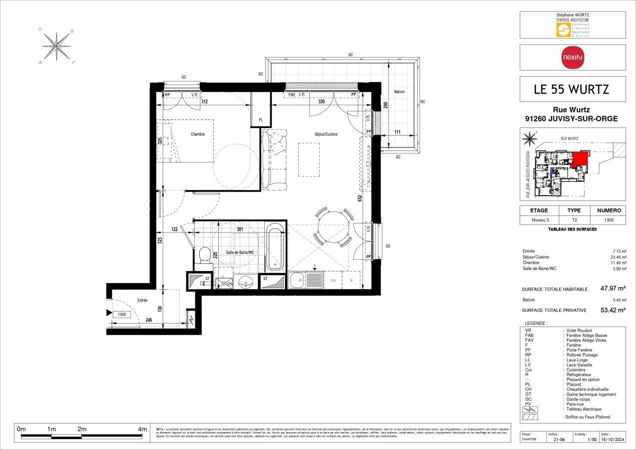 Flat Rue Adolphe Wurtz in Juvisy-sur-Orge