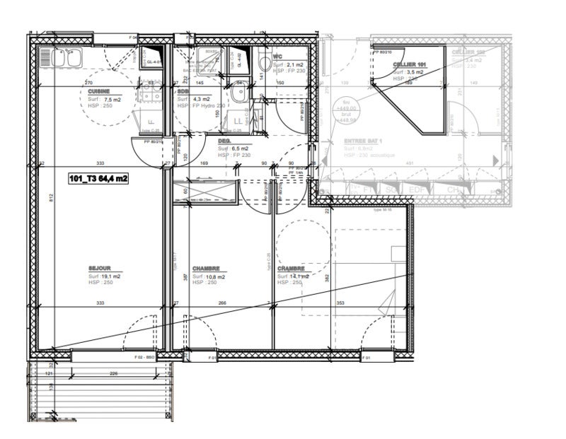 Flat Place Paul Eychart in Clermont-Ferrand