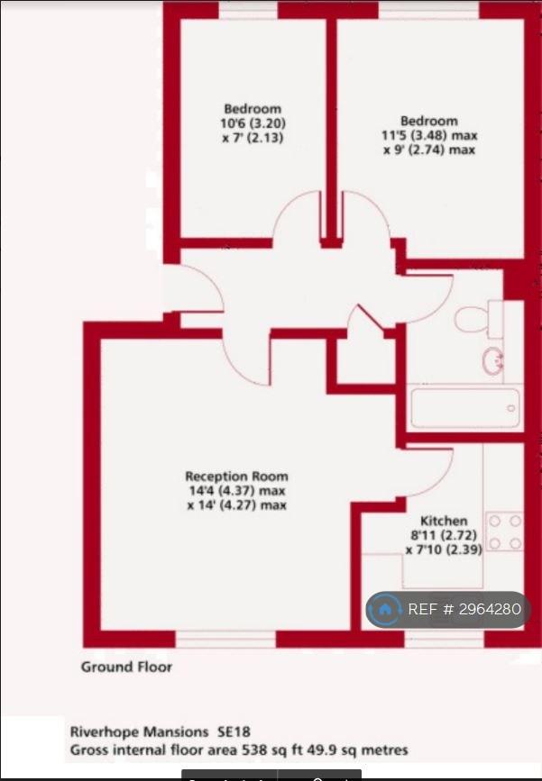 Flat Harlinger Street in Greater London