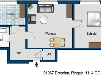 Wohnung Ringstraße in Dresden