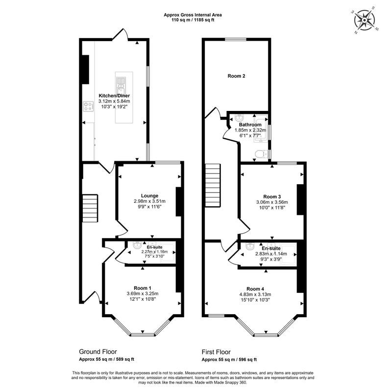Room Whymark Avenue in Greater London