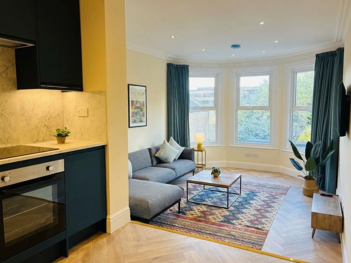 Flat Woodside Park Road in Greater London