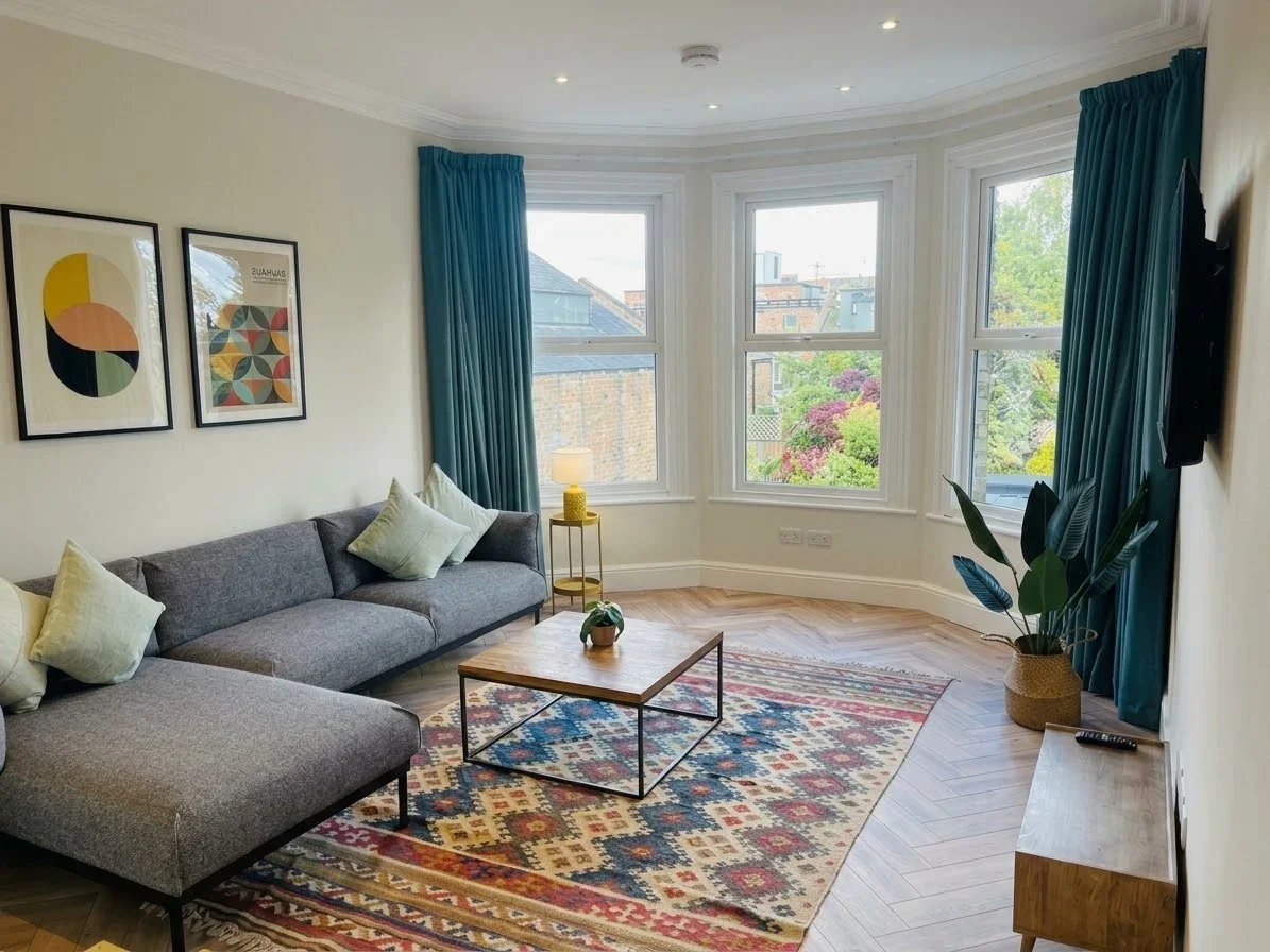 Flat Woodside Park Road in Greater London
