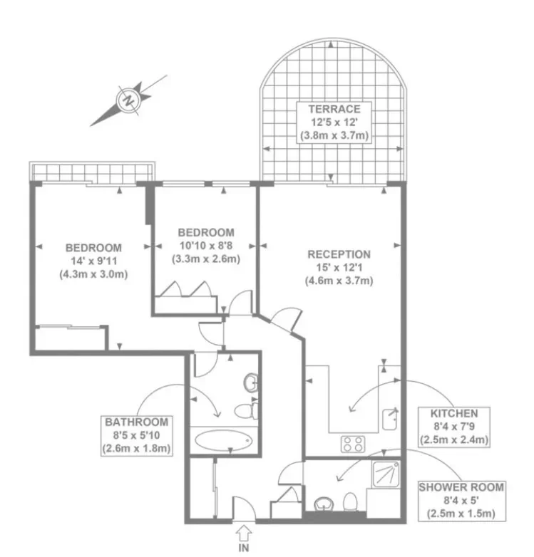 Flat Queenstown Road in Greater London
