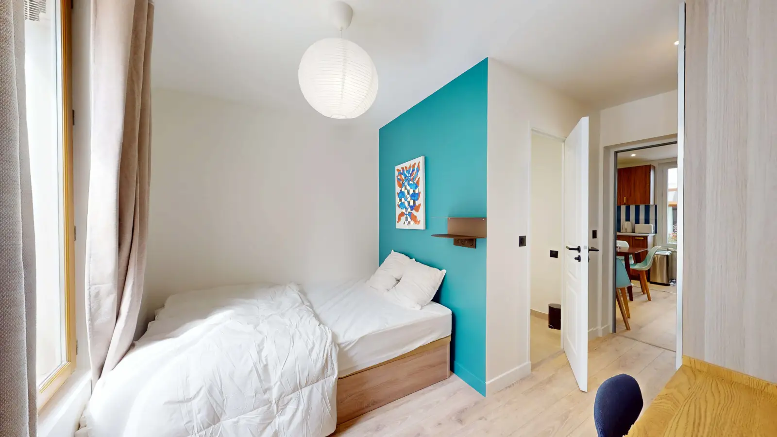Chambre Passage Gauthier à Paris