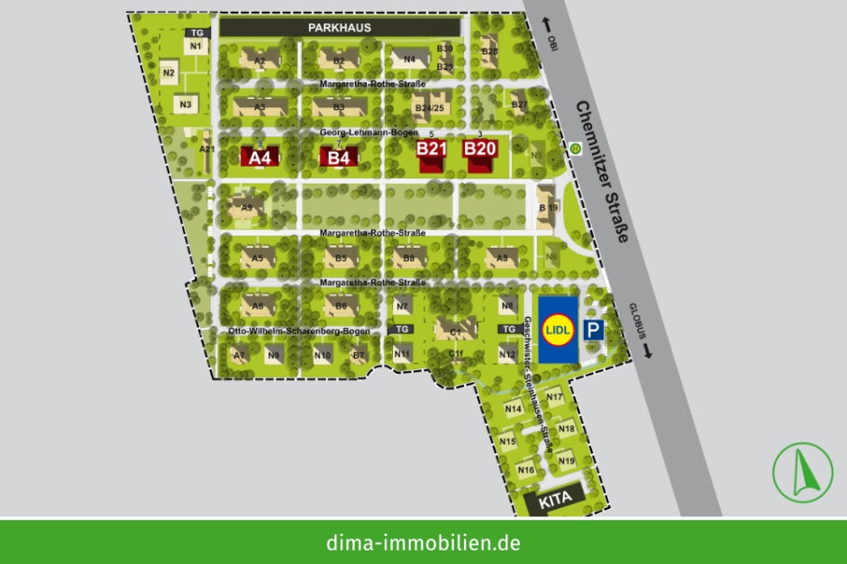Wohnung Georg-Lehmann-Bogen in Leipzig