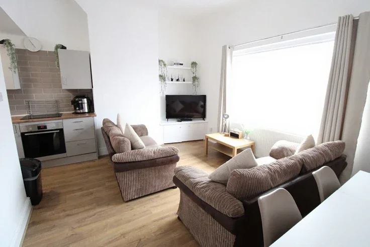 Flat Poulton Road in Borough of Wyre