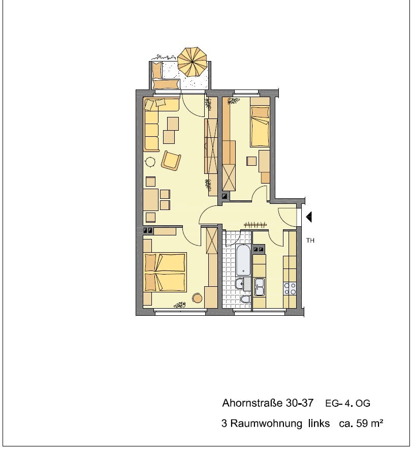 Wohnung Ahornstraße in Altenburg