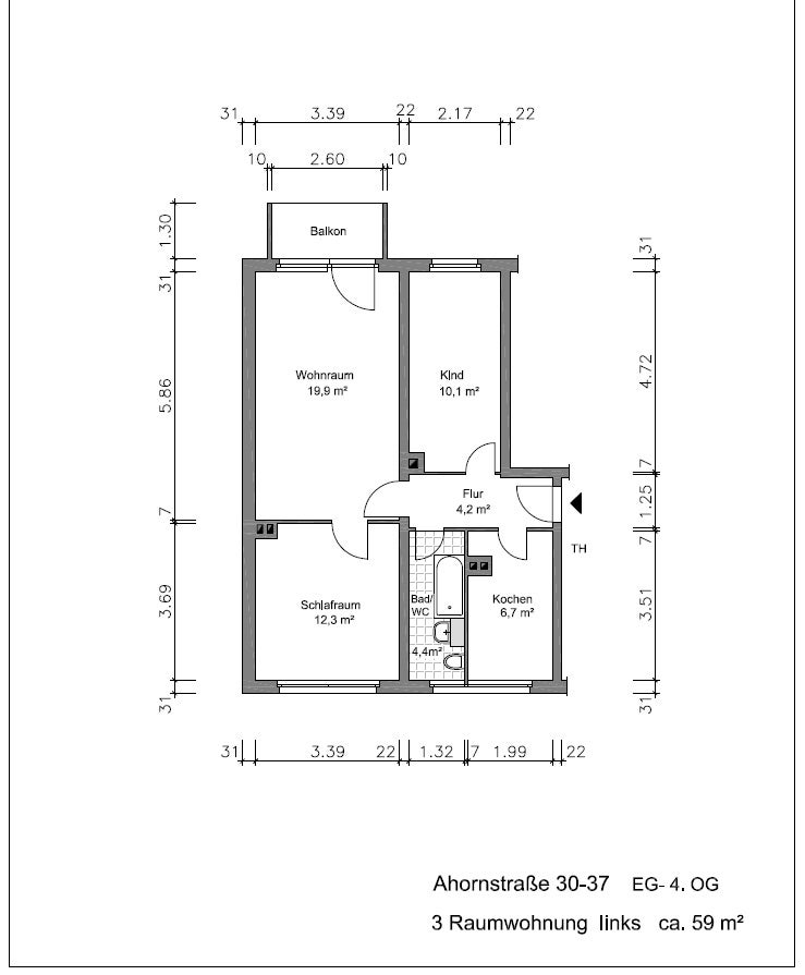 Wohnung Ahornstraße in Altenburg