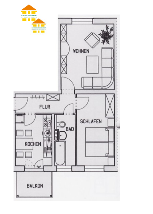 Wohnung Heimgarten in Chemnitz