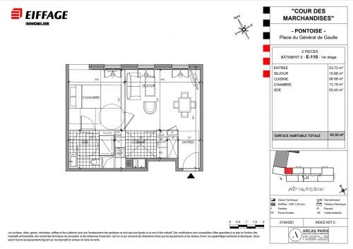 Flat Rue de la Traverse in Pontoise