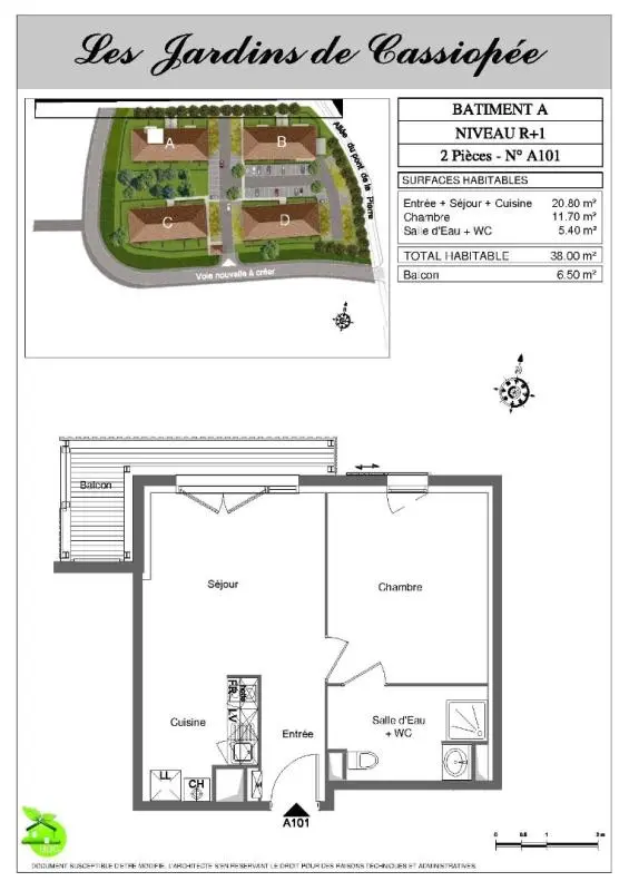 Appartement Voie Jean Ferrat à Saint-Médard-en-Jalles