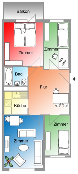 Wohnung Bei den Spritzen in Halberstadt