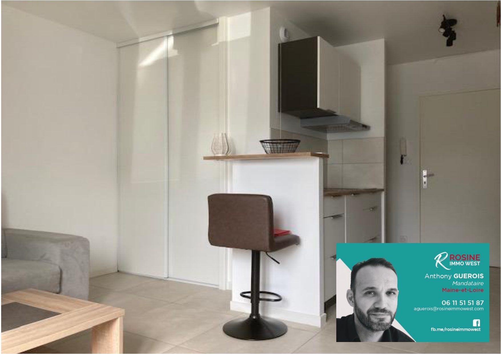 Flat Rue de l'Hirondelle in Angers