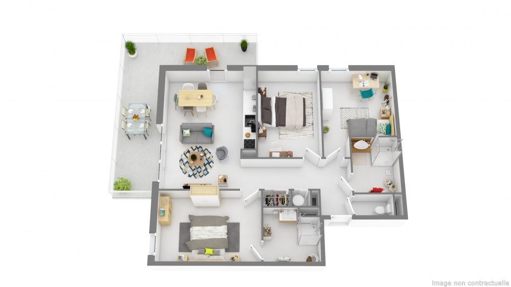 Appartement Chemin des Moines à Arles