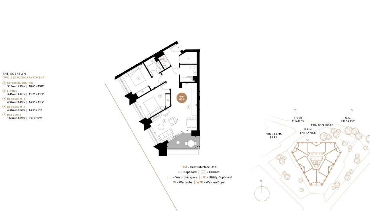 Flat Malthouse Road in Greater London