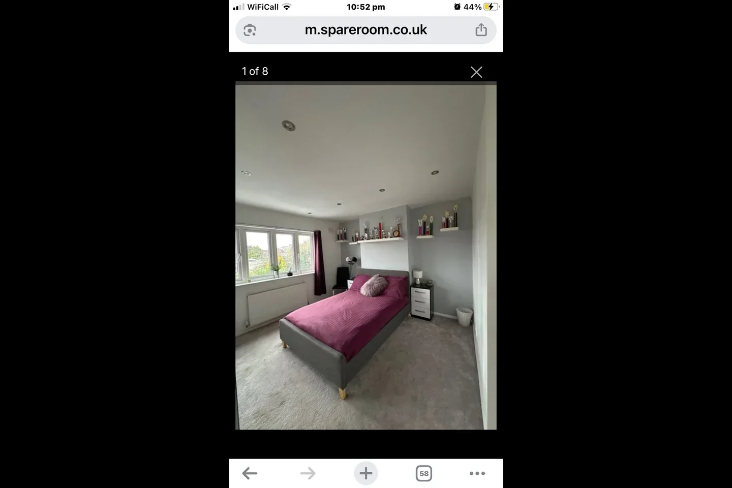Room Stanhope Road in Greater London