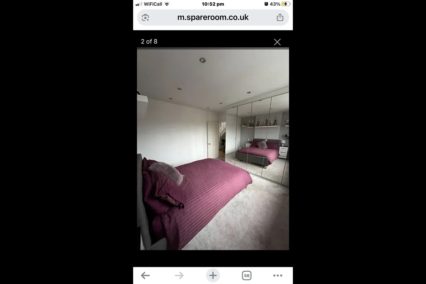 Room Stanhope Road in Greater London