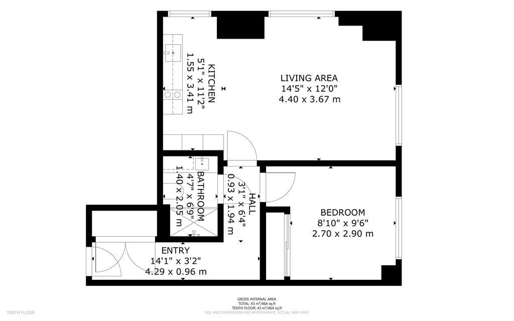 Flat Robert Street in Greater London