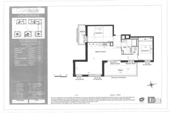Appartement Rue Averroès à Castelnau-le-Lez