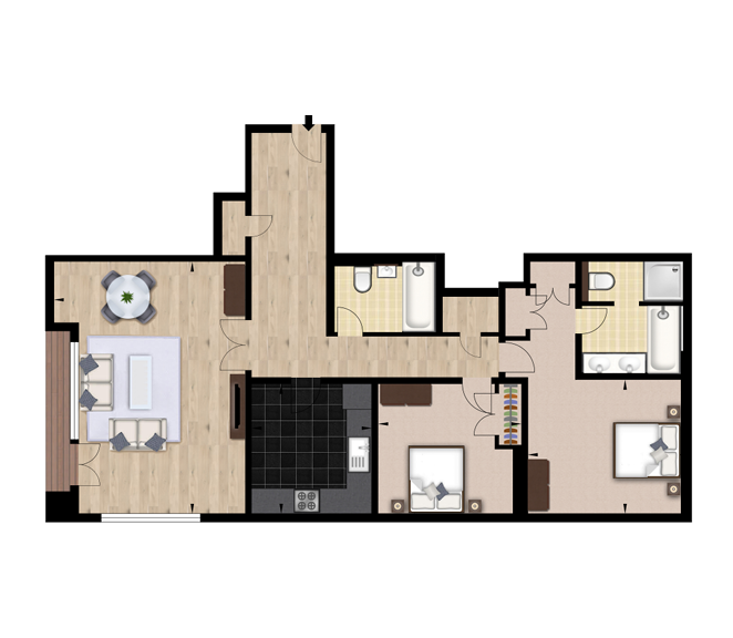 Flat Westferry Circus in Greater London