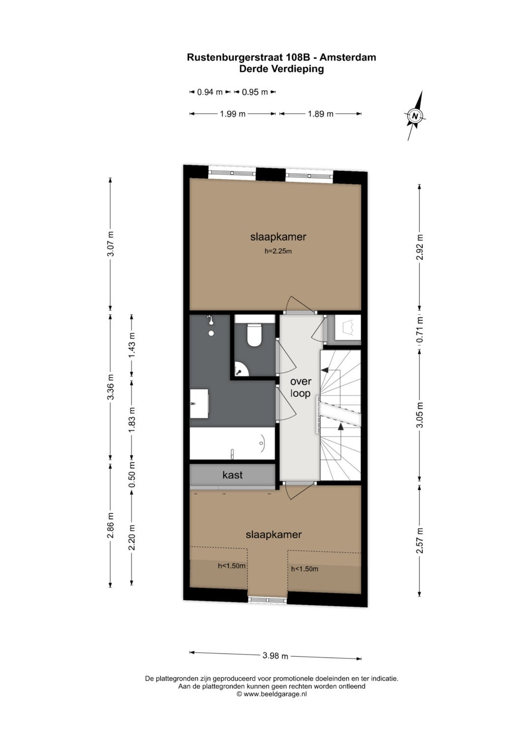 Appartement te koop: Rustenburgerstraat 108B, Amsterdam
