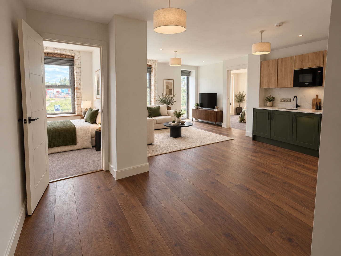 Flat Nene Promenade in Peterborough