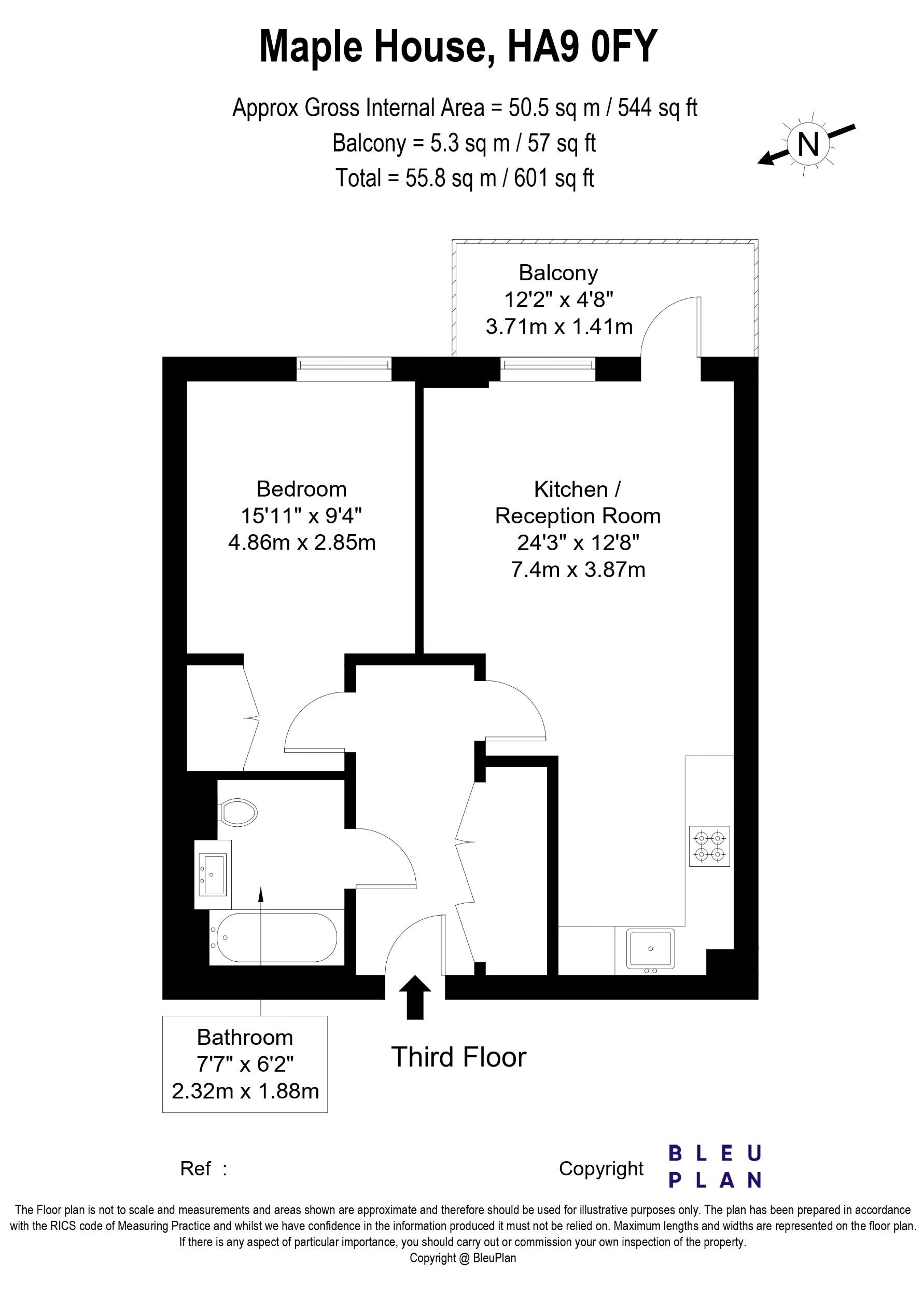 Flat Empire Way in Greater London
