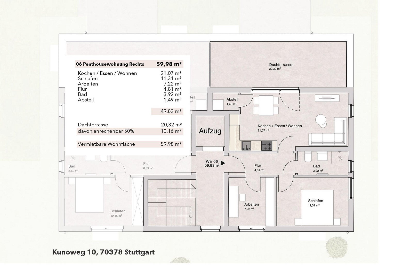 Wohnung Kunoweg in Stuttgart