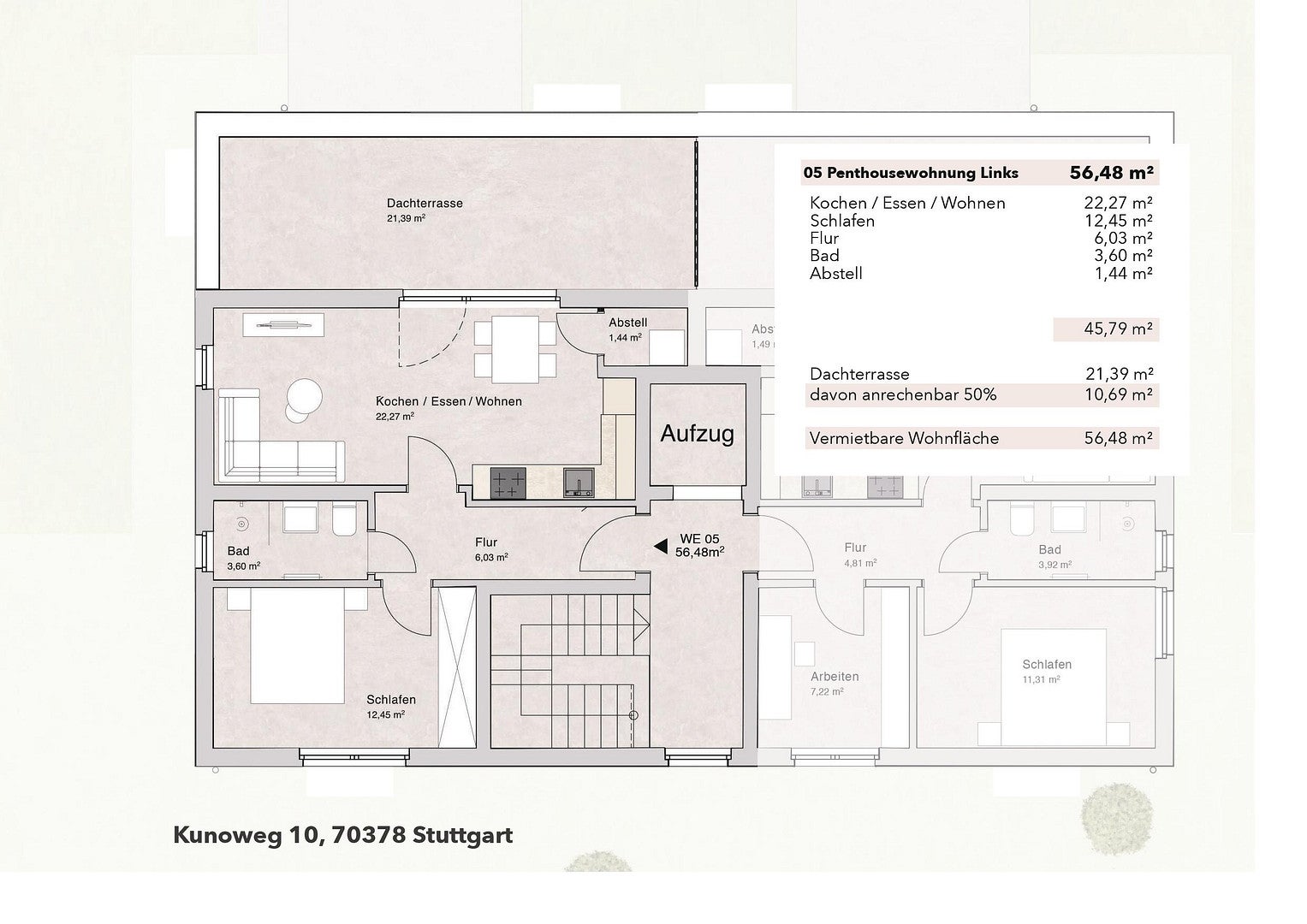 Wohnung Kunoweg in Stuttgart
