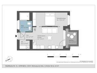 Wohnung Westfälische Straße in Berlin