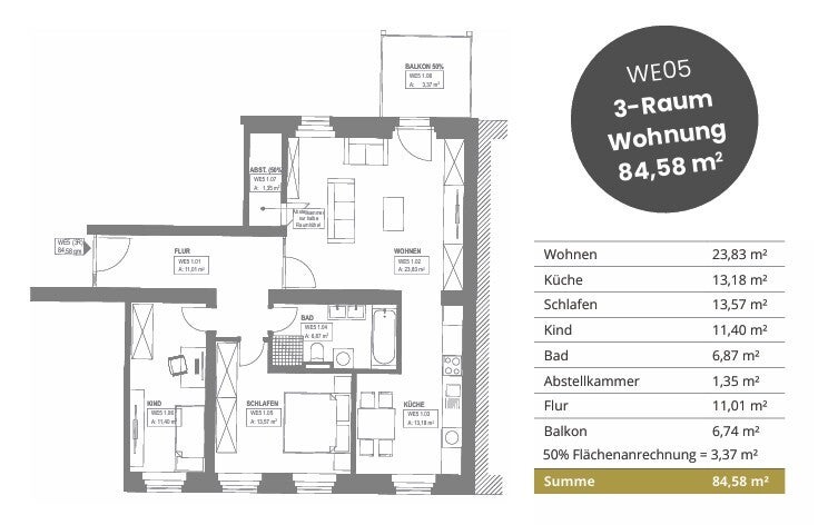 Wohnung Lutherplatz in Görlitz