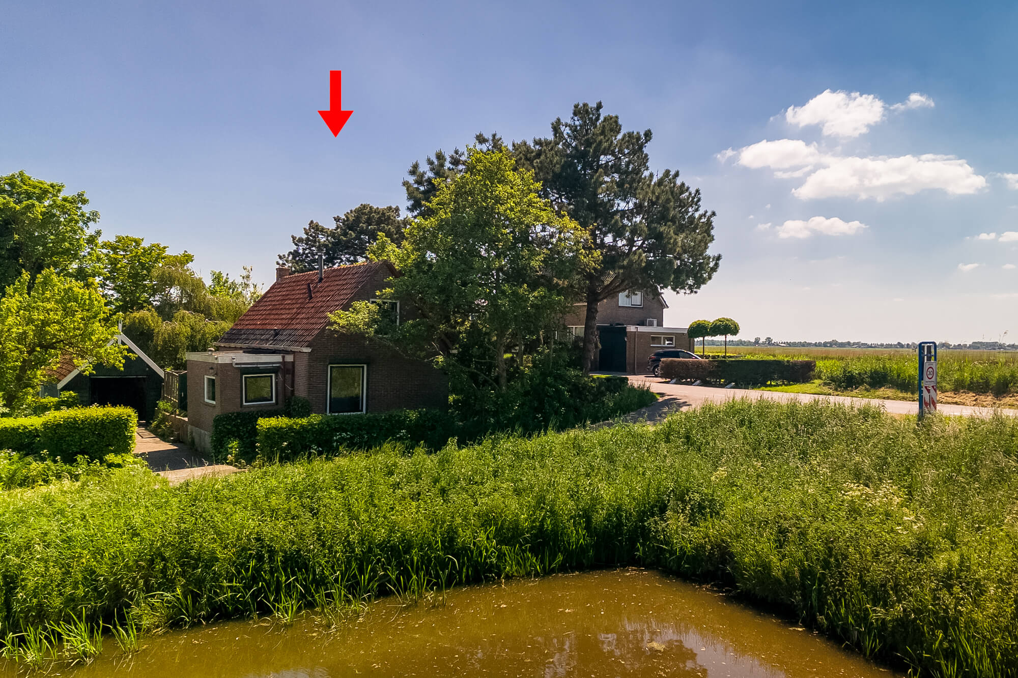 Huis Dorpsweg 8 in Oudendijk
