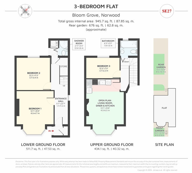 Room Bloom Grove in Greater London
