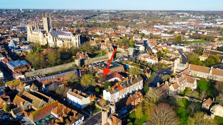 House Monastery Street in Canterbury