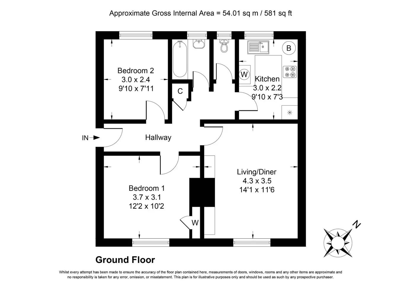 Room Triangle Place in Greater London