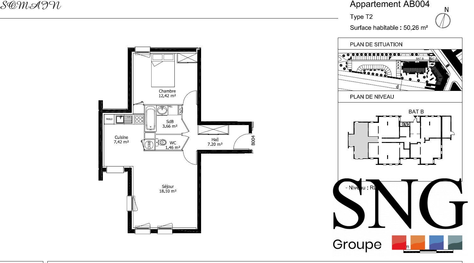 Flat Rue Anatole France in Somain