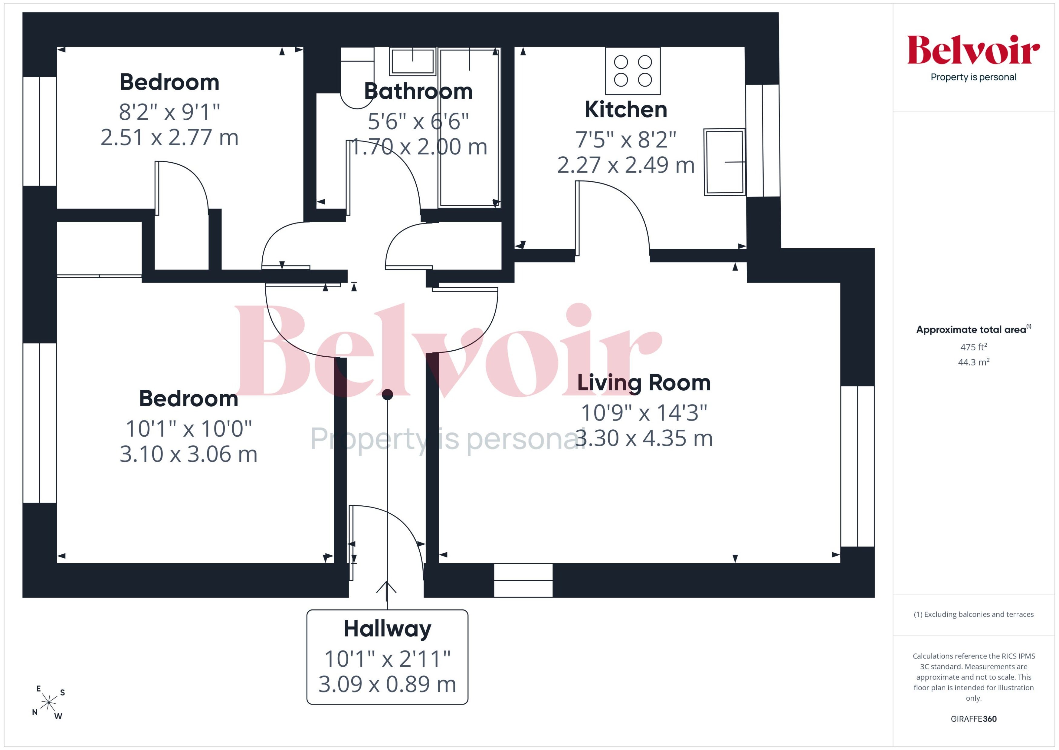 Flat Woodcote Way in Shrewsbury