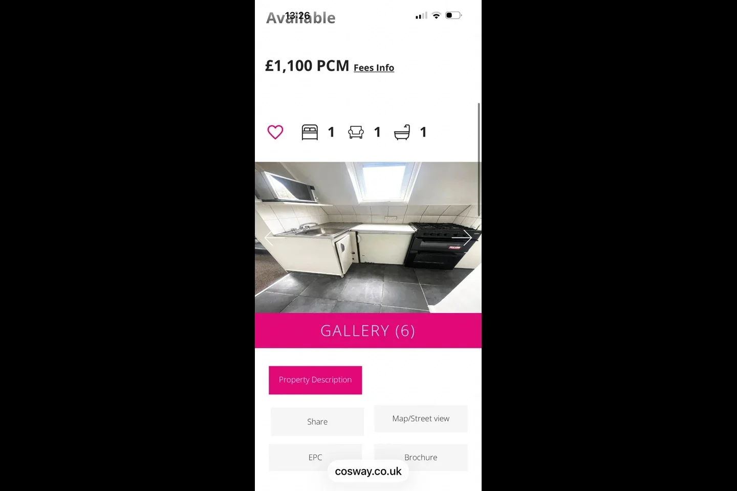 Flat Stanmore Hill in Greater London