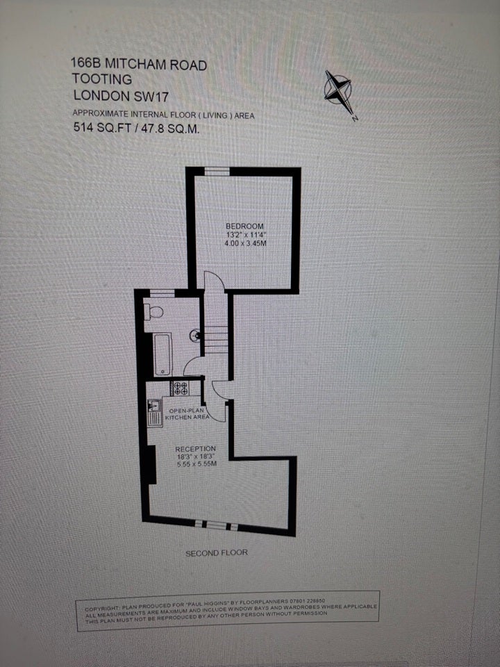Flat Mitcham Road in Greater London