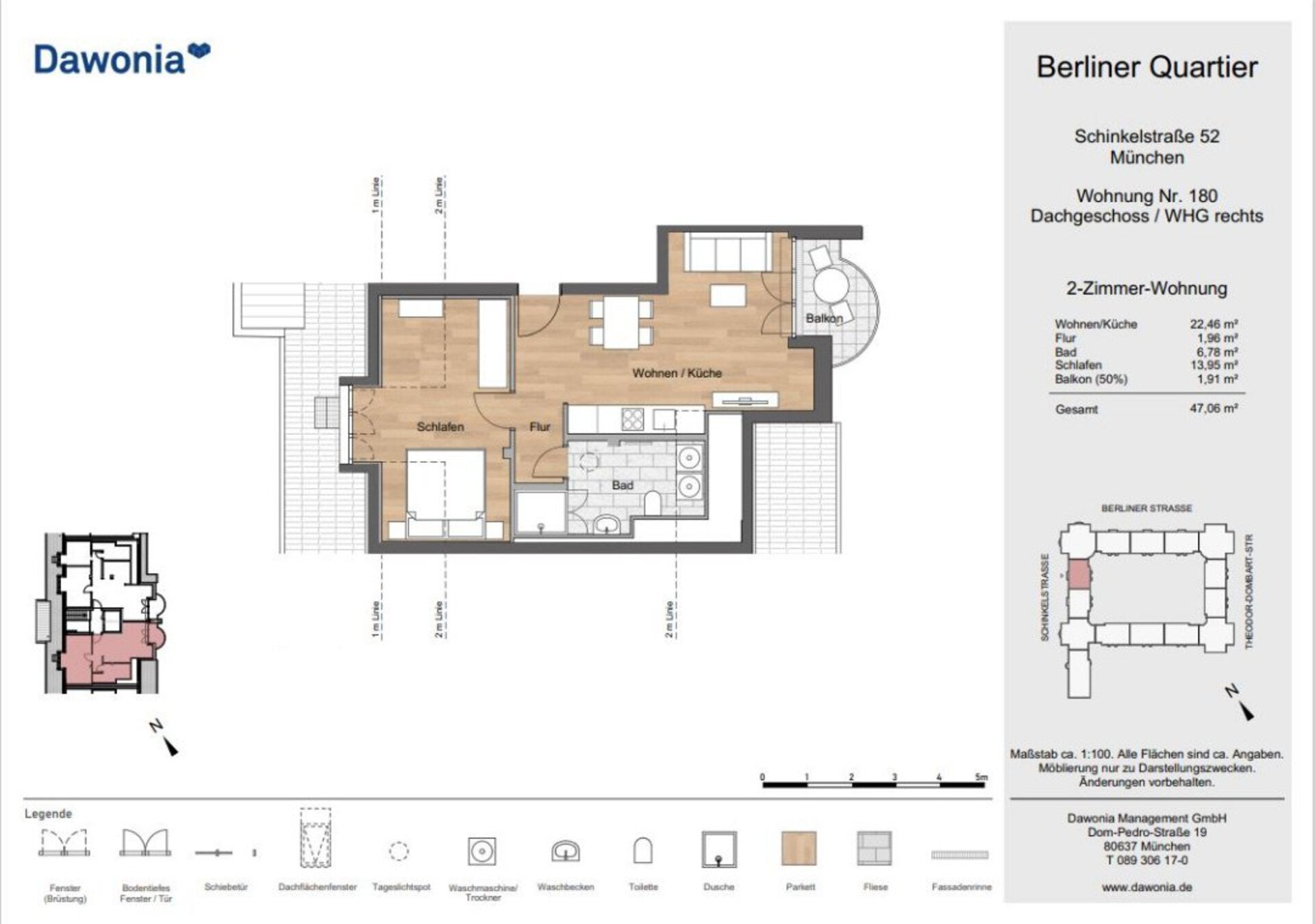 Wohnung Schinkelstraße in München