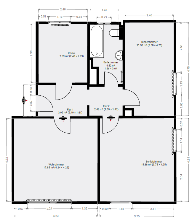Wohnung Straße des Friedens in Crottendorf