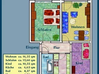 Wohnung Kalkreuther Straße in Dresden