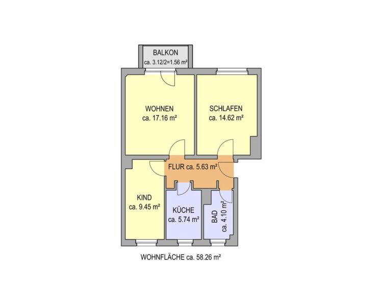 Wohnung Theodor-Heuss-Straße in Bitterfeld-Wolfen