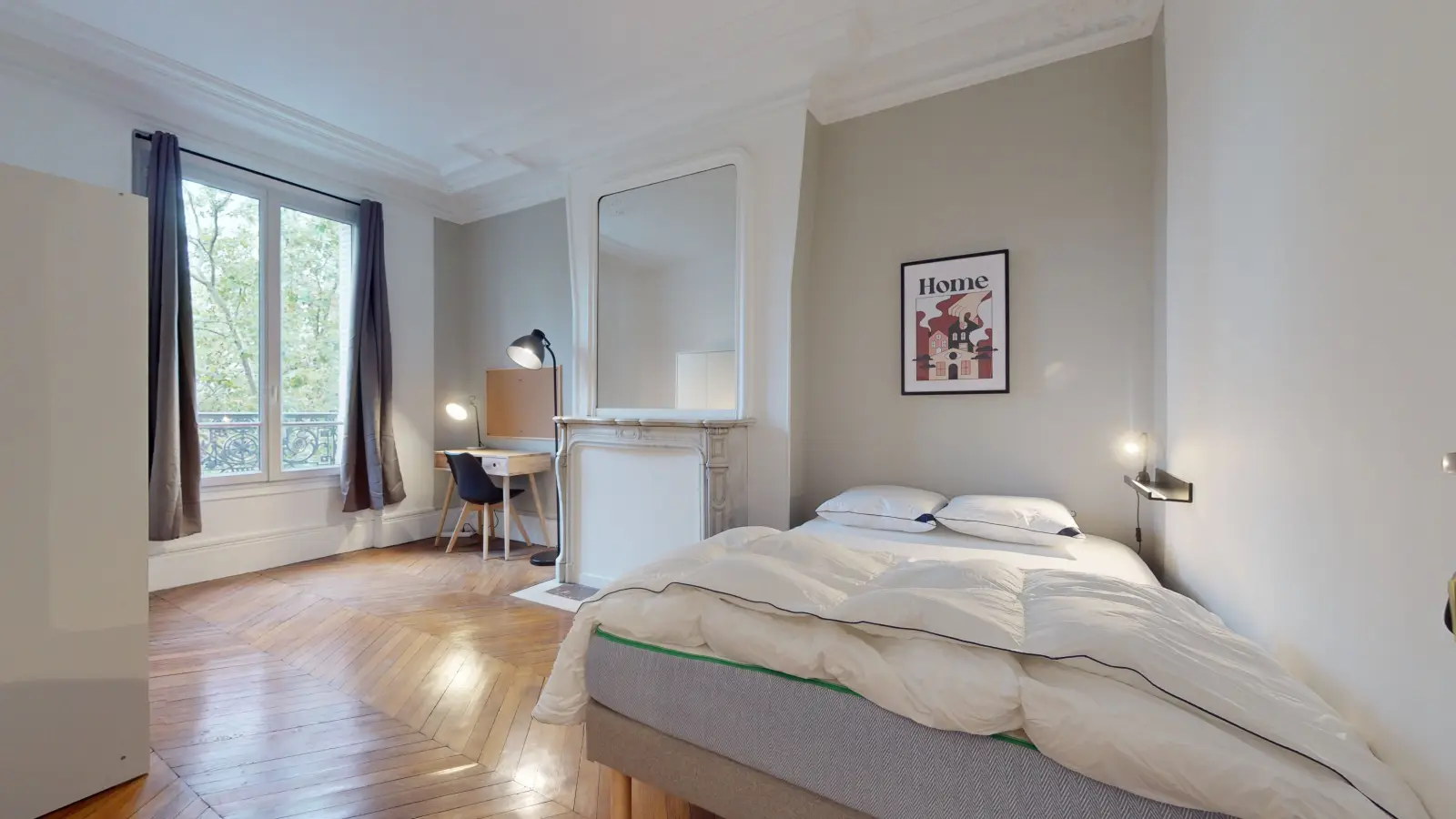 Chambre Rue de l'Ourcq à Paris