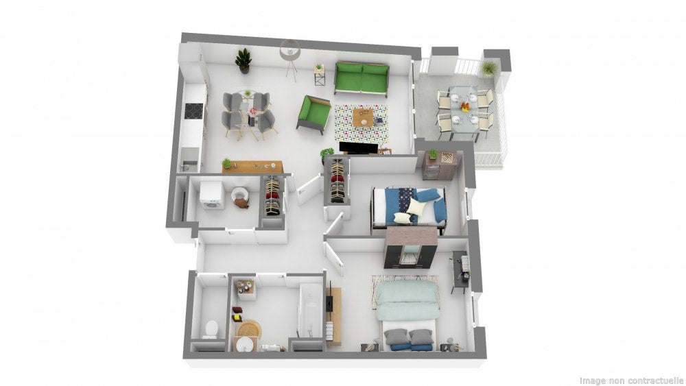 Flat Rue des Lilas in Miramas
