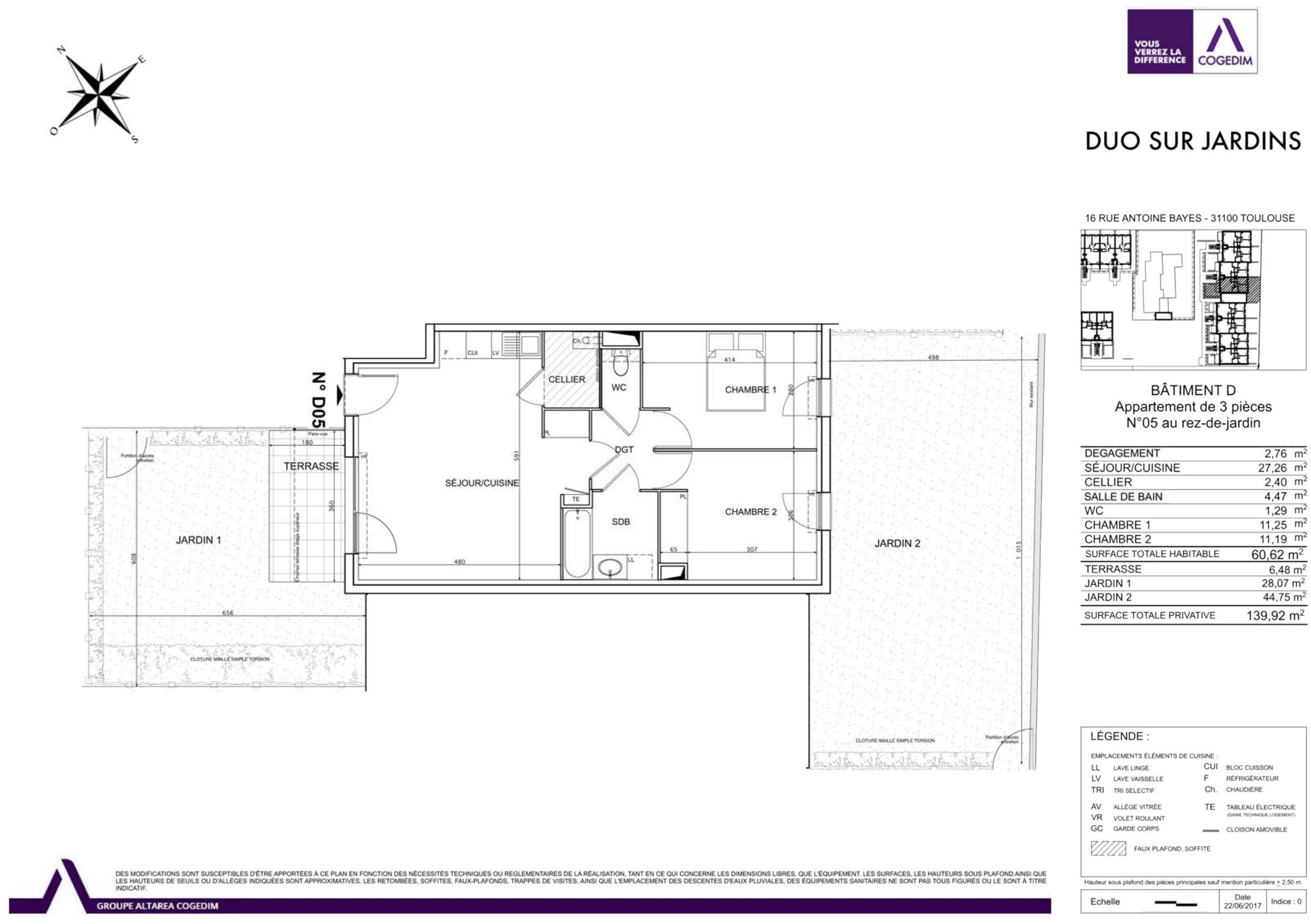 Flat Rue Antoine Bayes in Toulouse